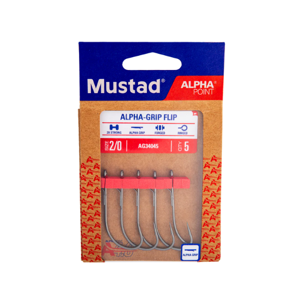 MUSTAD AG34130-TX ALPHA-GRIP FLIPPING HOOK