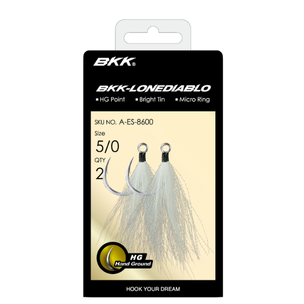 BKK LONE DIABLO BT  White Bucktail