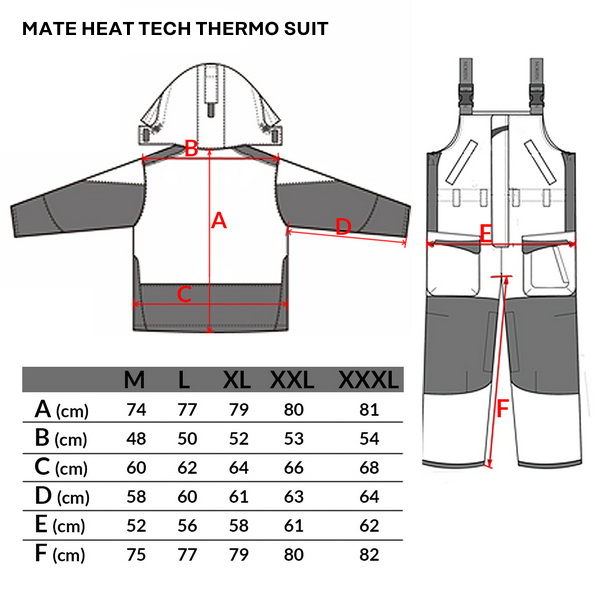 MATE HEAT TECH THERMO SUIT