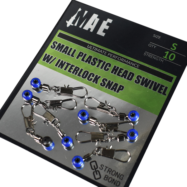 MATE PLASTIC HEAD SWIVEL W/INTERLOCK SNAP