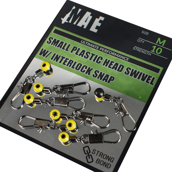 MATE PLASTIC HEAD SWIVEL W/INTERLOCK SNAP