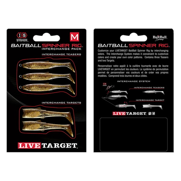 Livetarget Minnow Interchange Pack 3+2