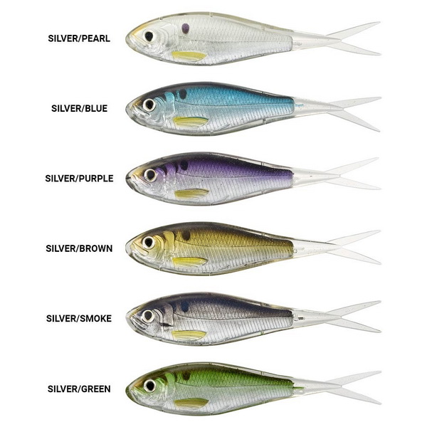 Livetarget Skip Shad 90mm, 4pcs