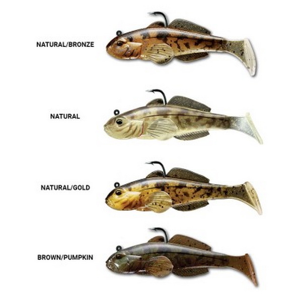 Livetarget Goby Paddle Tail 8cm, 14gr, 3pcs