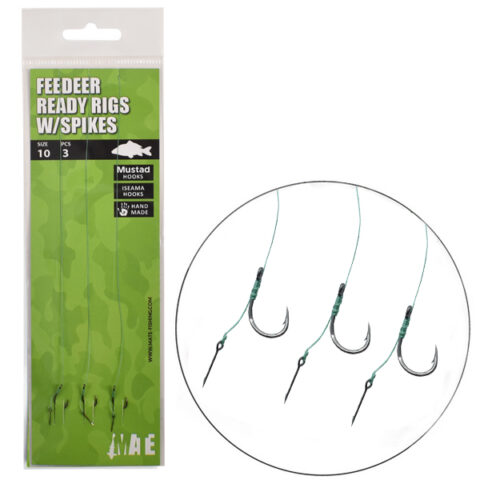 Mate Feeder Ready Rigs w/Spikes 3pcs - Carpologija