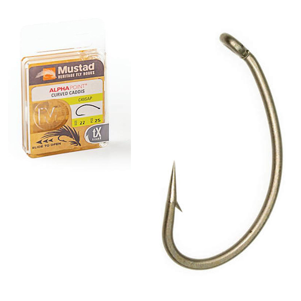 MUSTAD HERITAGE CURVED CADDIS, pakovanje 25kom