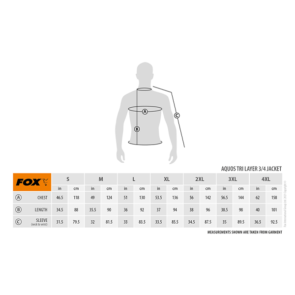 Fox Aquos Tri Layer 3/4 Jacket