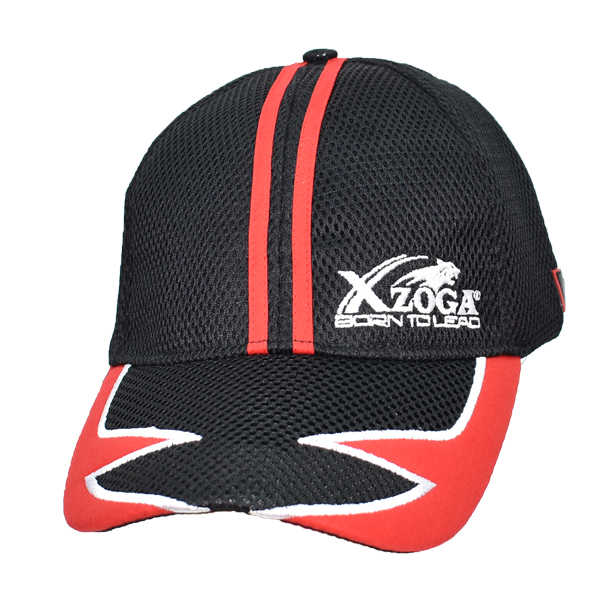 XZOGA SPORT FISHING CAP – ELITE #BK/RD
