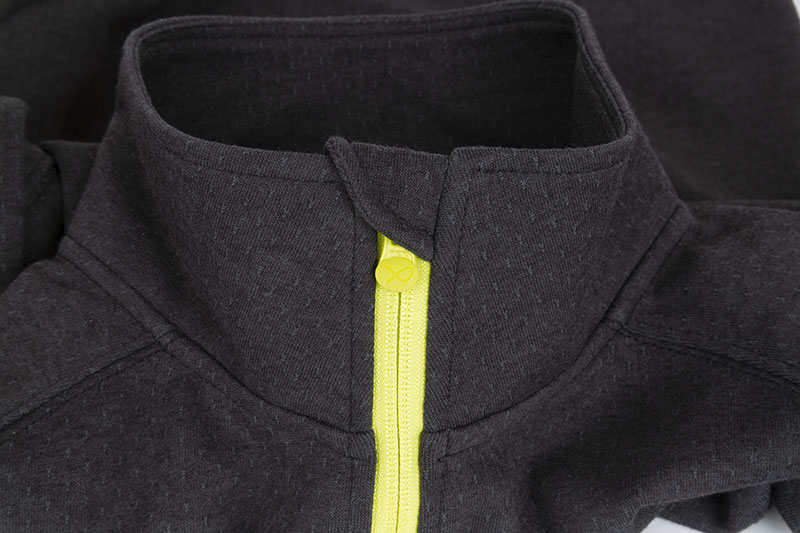 Matrix Minimal Black/Marl + Lime 1/4 Zip