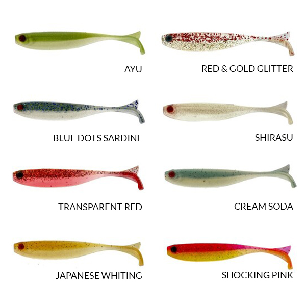 Mustad Mezashi Keel Tail 3.5Inch 9cm 6kom