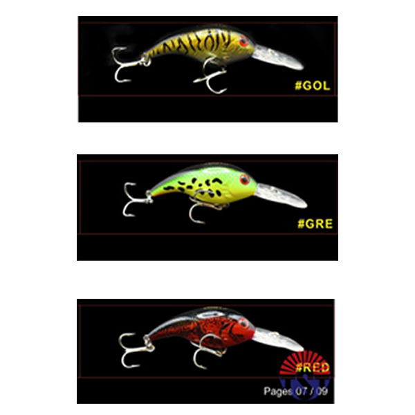 MEGAPRO 6CM, 9GR CRANK LURE
