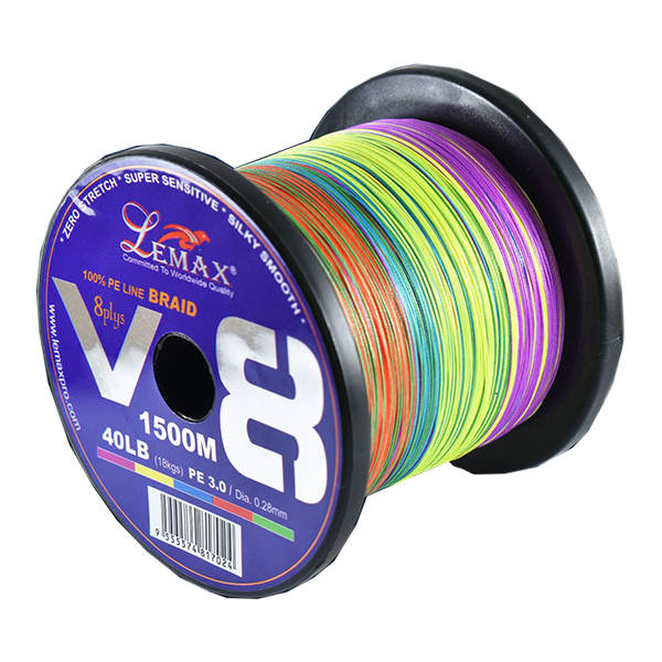 LEMAX BRAID V8 , 1m, multicolor
