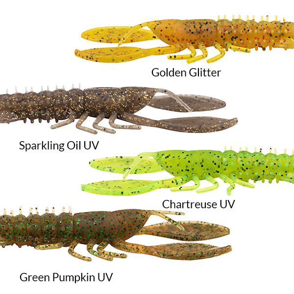 Fox rage Creature Crayfish 7cm, 6kom