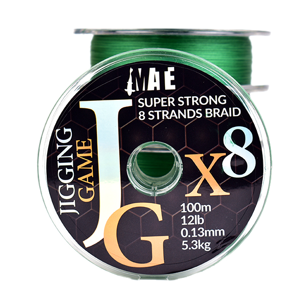 MATE JIGGING JG BRAID X8 GREEN 100m