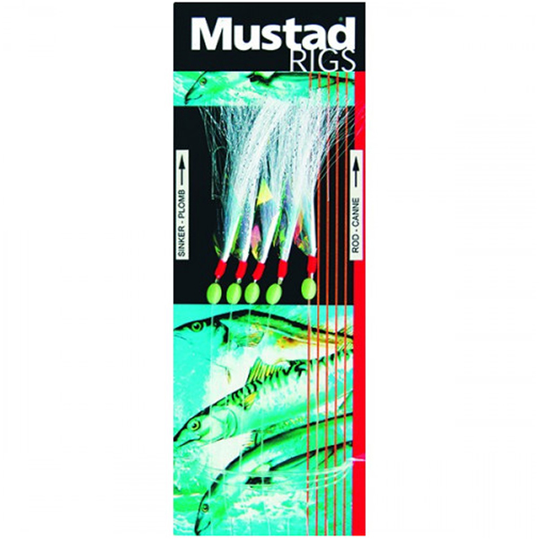 Mustad SABIKI RIG WITH LUREFLASH 3/0