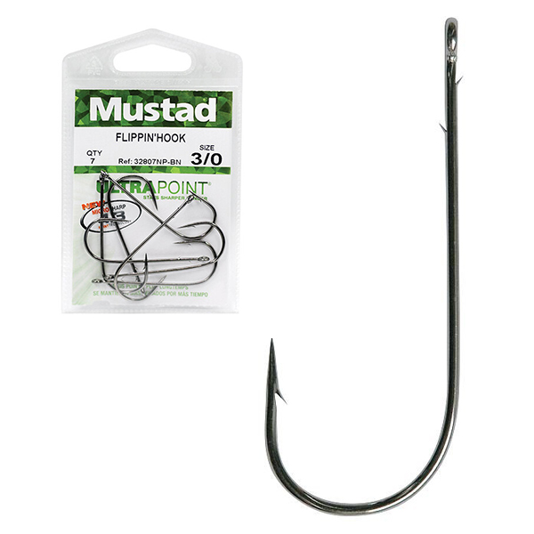 Mustad 32807NP-BN Aberdeen Flippin Hook