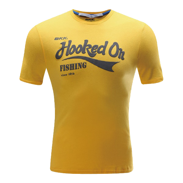 BKK HOOKED ON FISHING T-SHIRT Yellow