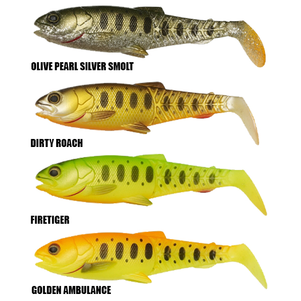 SAVAGE GEAR CRAFT CANNIBAL PADDLETAIL 6.5CM