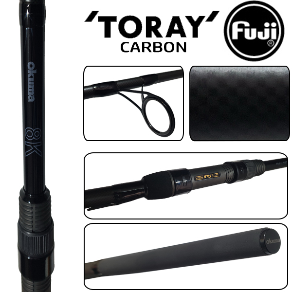 Okuma 8K Carp Rods