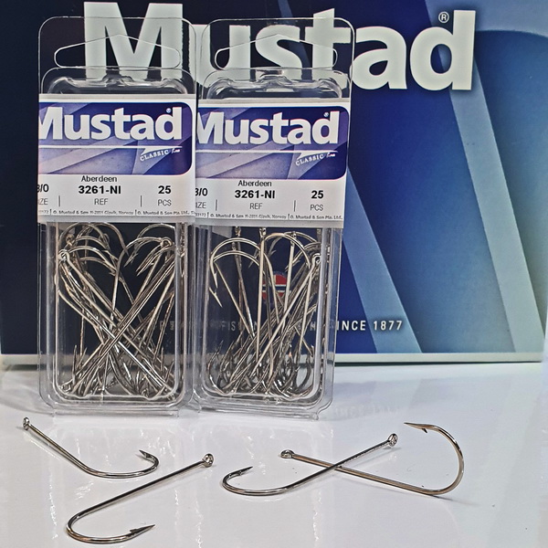 Mustad 3261-NI Aberdeen Hooks (25kom)