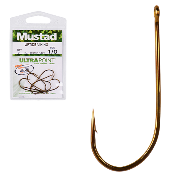 Mustad 79515NP-BR Uptide Viking Hooks