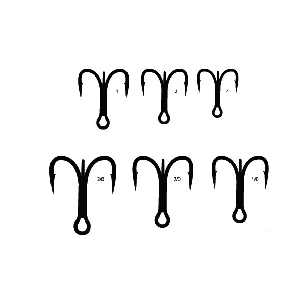 Mustad 36329NP-BN Ultrapoint Treble 3x Strong