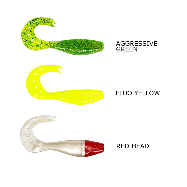 C Line Voodoo Shad Twister 9cm