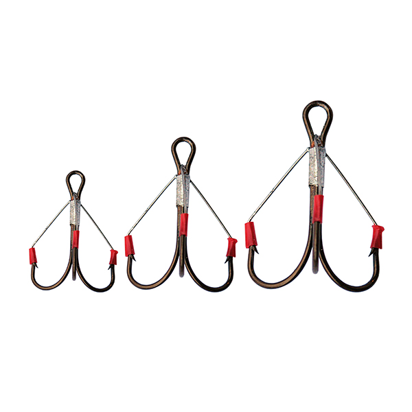 Mustad W3551-BR Weedless Treble Hook