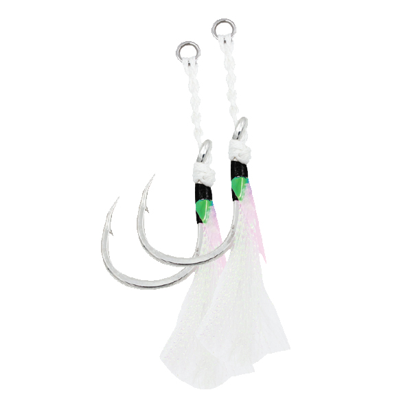 Mustad Jig Assist 2 Heavy Duty White Flash