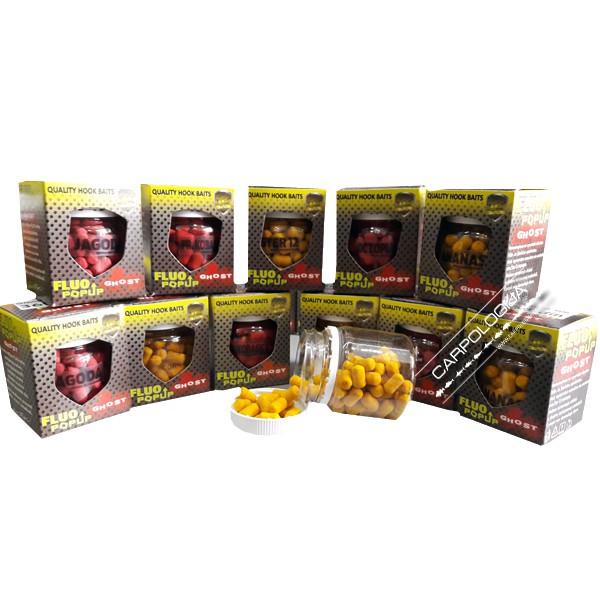 Mich Baits Fluo Pop-Up Dumbells 8mm Ghost