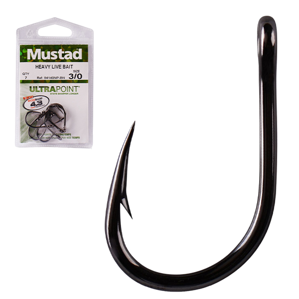 Mustad 94140NP-BN HEAVY LIVE BAIT