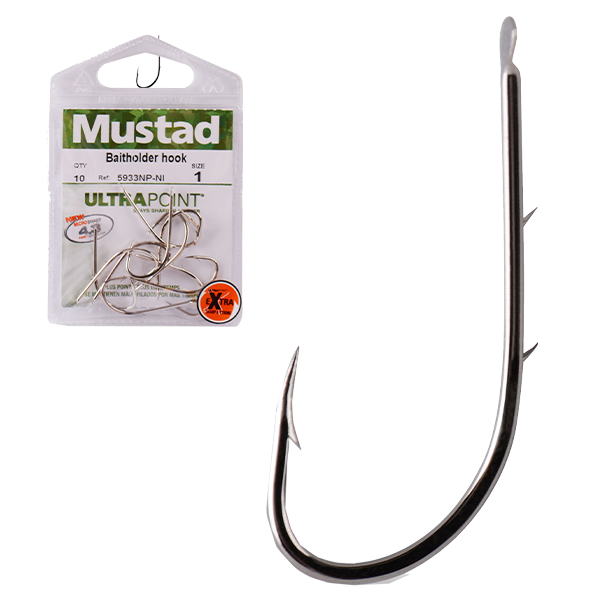 Mustad 5933NP-NI Baitholder Hook