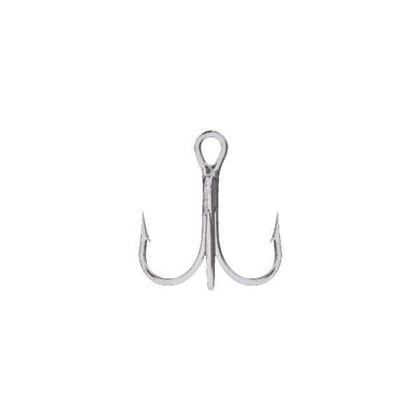 Mustad 35657NP-DS Round Bend Treble Hook (50kom)