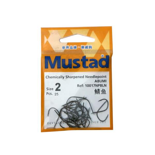 Mustad 10017NP-BLN Abumi Hooks (25kom)