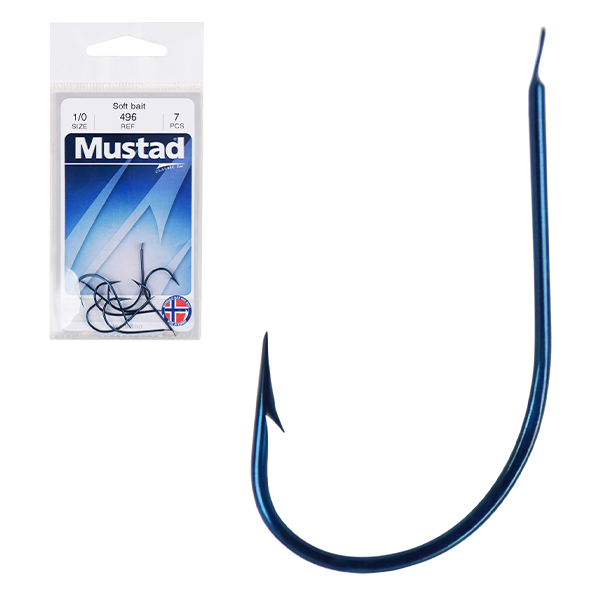 Mustad 496-BU Limerick hooks