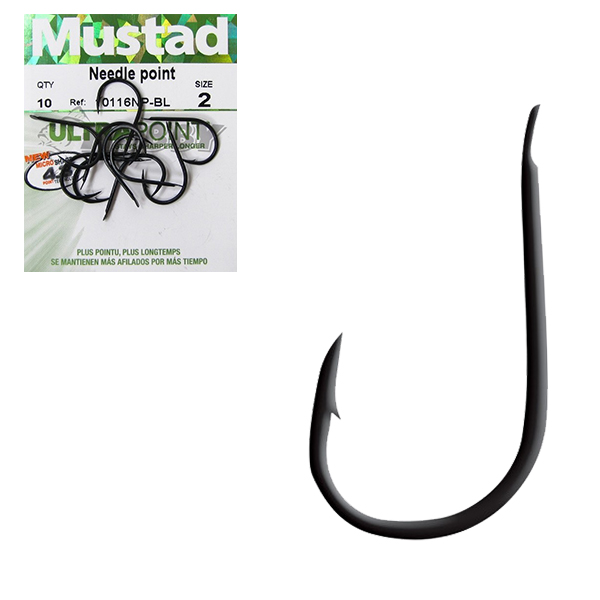 Mustad 10116NP-BL CHINU HOOK
