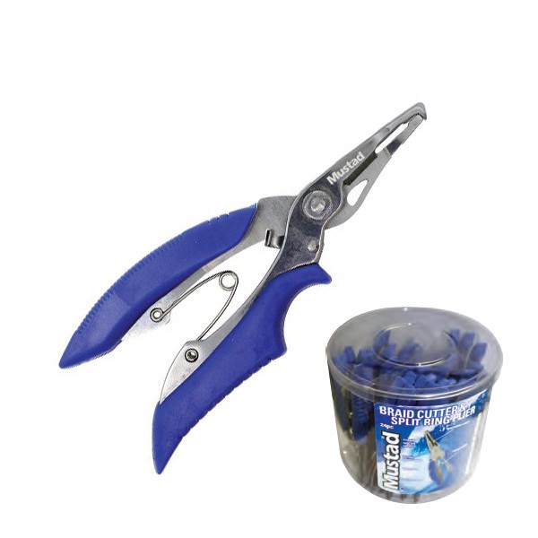 Mustad BRAID CUTTER & SPLIT RING PLIER 5” – BULK PACK