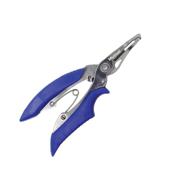 Mustad BRAID CUTTER & SPLIT RING PLIER 5”