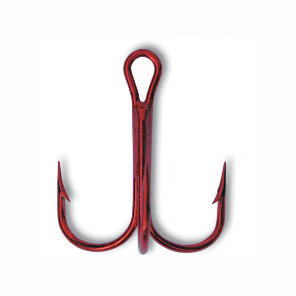 Mustad 35647-RD Treble Hook #6