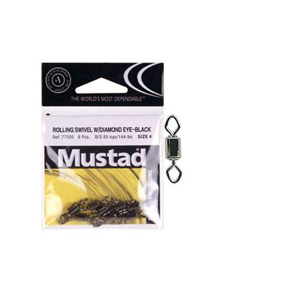 Mustad Rolling Swivel Diamond Eye