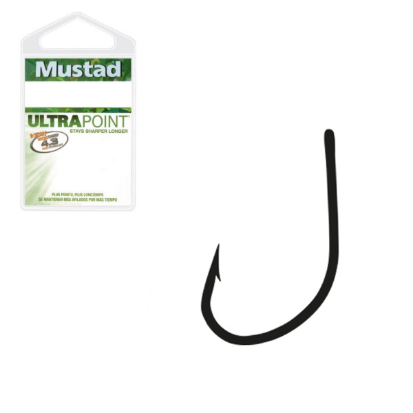 Mustad 10657NP-BN EYED POWER HOOK
