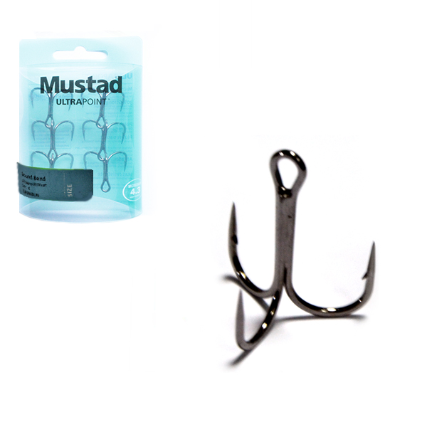 Mustad TR68NP-BN Round Bend Treble