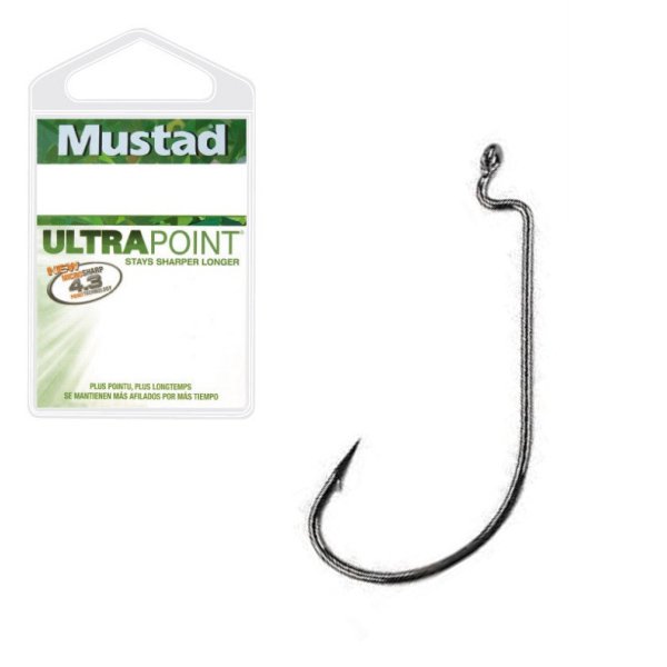 Mustad 37177NP-BN MEGA BITE WORM HOOK