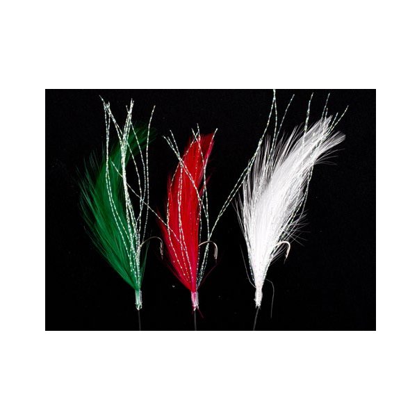 Ron Thomson Rig3 Mackerel Feathers 3 #2 Silver Hook