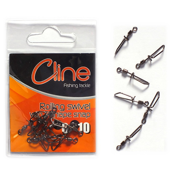 C Line Rolling swivel with T-shape snap