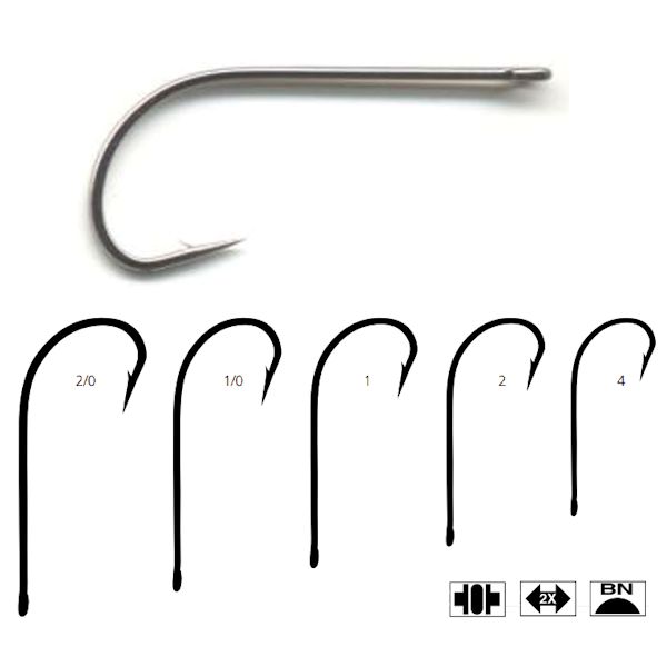 Mustad C52SNP-BN Fly Hooks