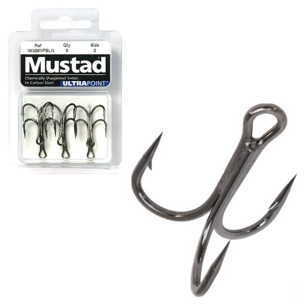 Mustad 36329NP-BN Ultrapoint Treble 3x Strong