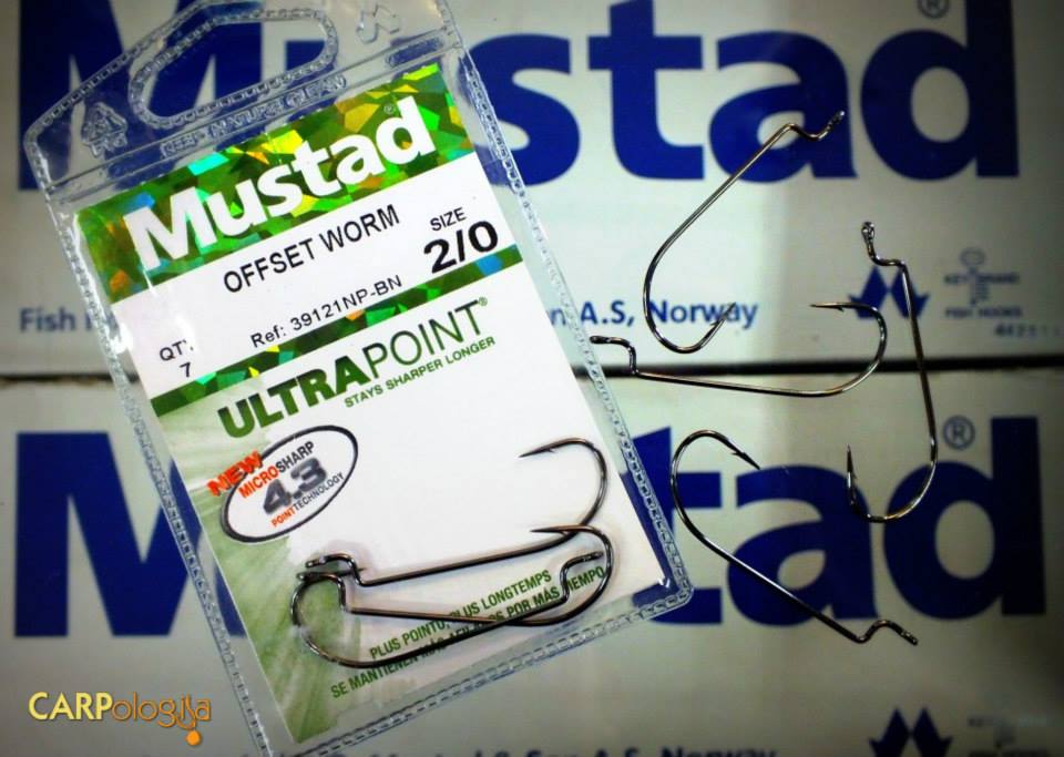 Mustad 39121NP-BN OFFSET WORM
