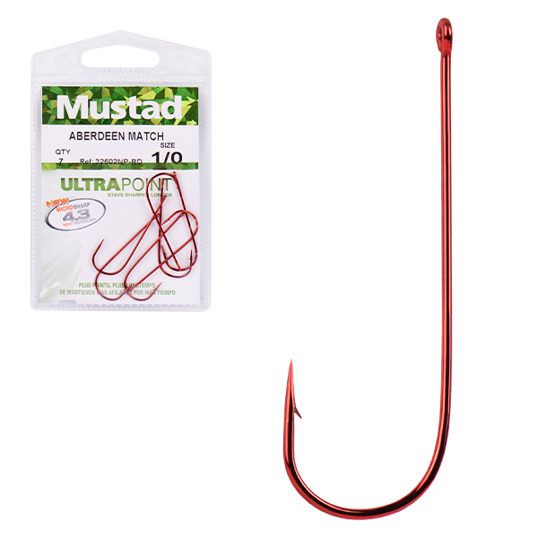 Mustad 32602NP-RD ABERDEEN MATCH RED