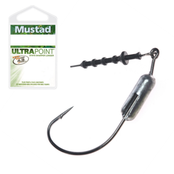 Mustad 91768UB18 POWER LOCK PLUS WORM HOOK